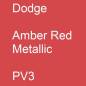 Preview: Dodge, Amber Red Metallic, PV3.